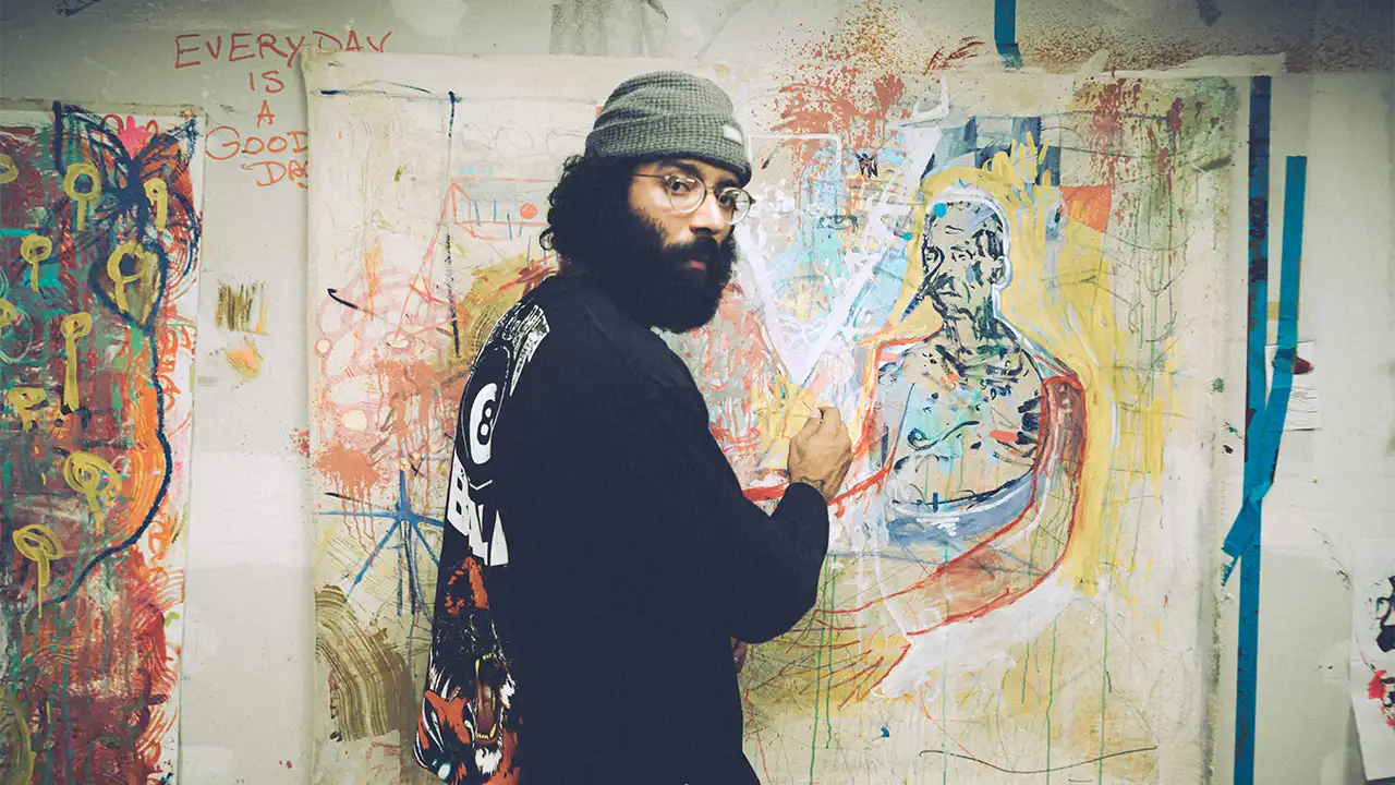 The Art of Blending Graffiti and Canvas